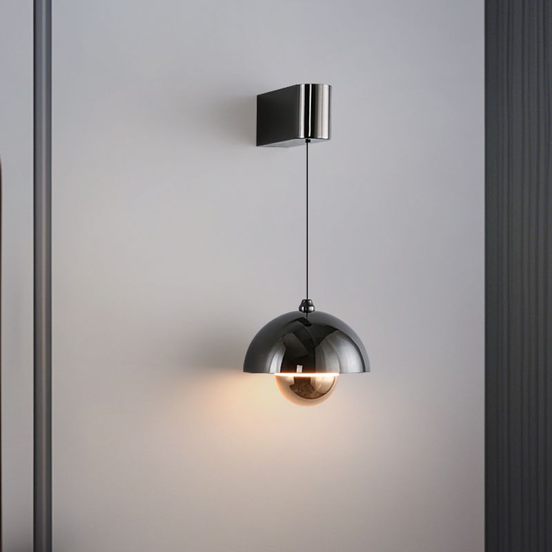 $105 Art Deco Direct-wired Down Wall Light with Geometric Fixture for Residential Use