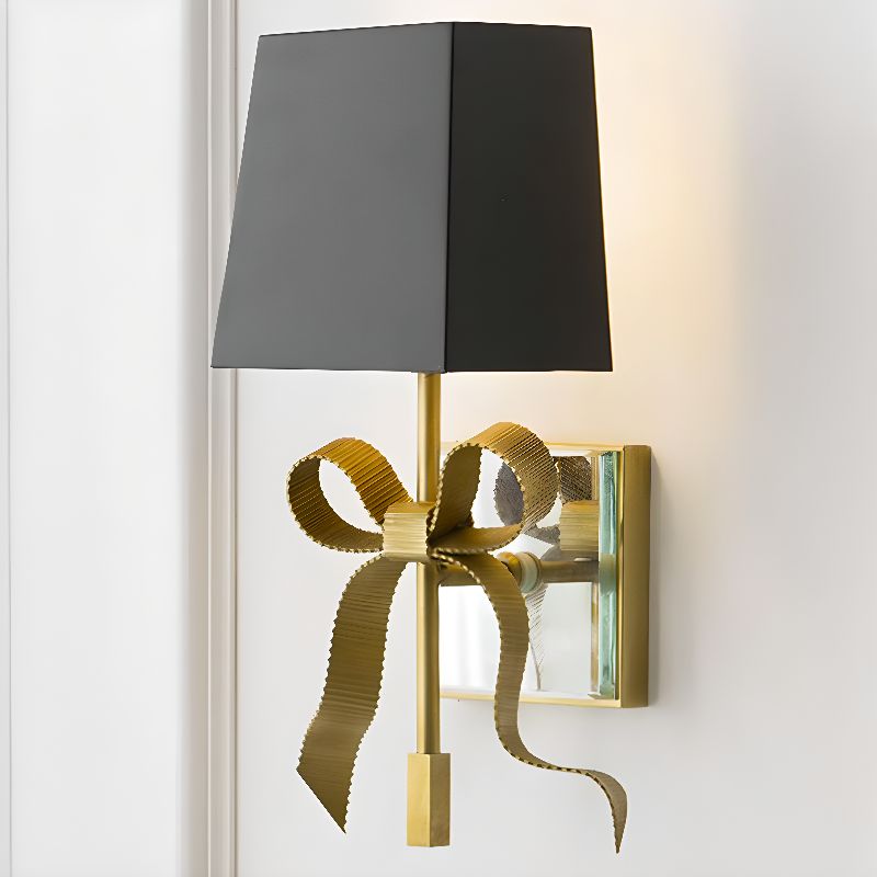 $140 Art Deco Ambient Cloth Wall Lamp with Integrated LED and Third Gear Color Temperature