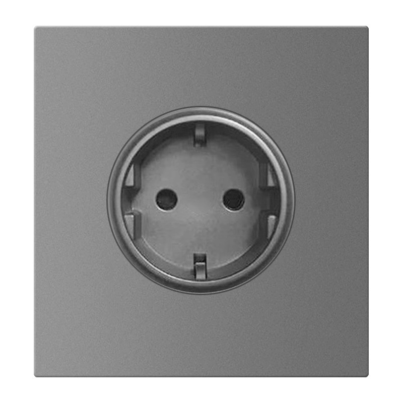 European standard German standard 86 type switch socket 16A European style German deep insertion concealed power panel